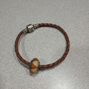 Pandora leather bracelet